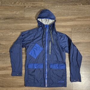 Marmot Men's Blue Hooded Jacket Size Small